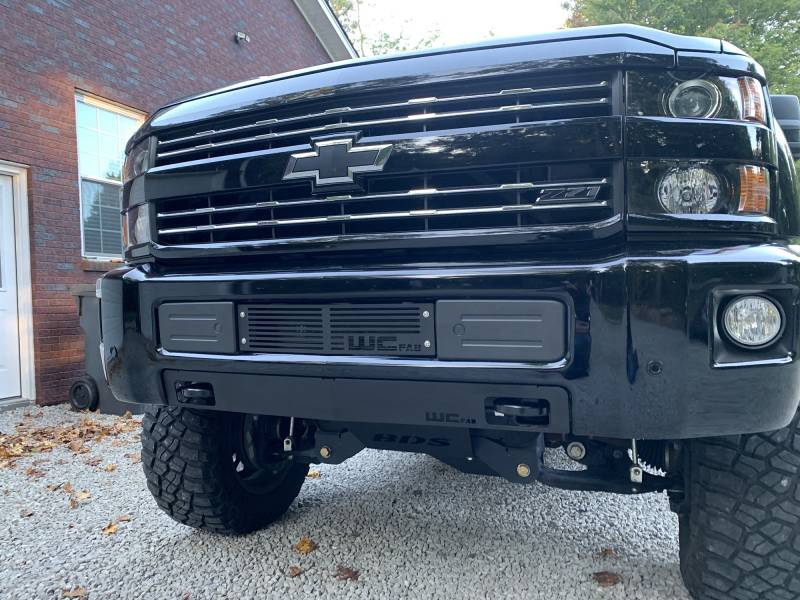 Wehrli 100425 Valance Filler Panel Kit w/ Tow Hooks, Raw | 2015-2019 Silverado 2500HD/3500HD