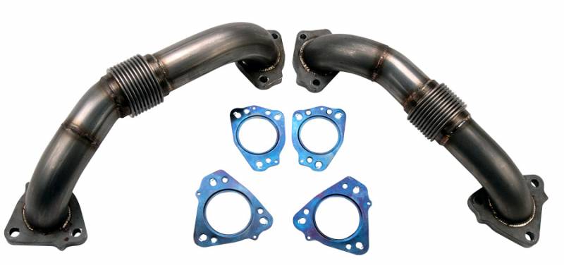 Wehrli 100624 Stainless Up Pipe Kit with Gaskets 2in | 2017-2022 Silverado/Sierra 2500HD/3500HD 6.6L L5P