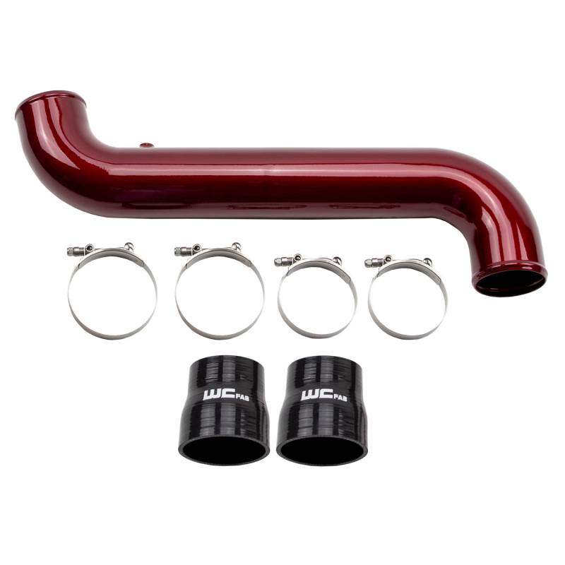 Wehrli 100682 3.5in Passenger Side Cold Side Intercooler Pipe Kit | 2011-2016 Silverado/Sierra 2500HD/3500HD 6.6L