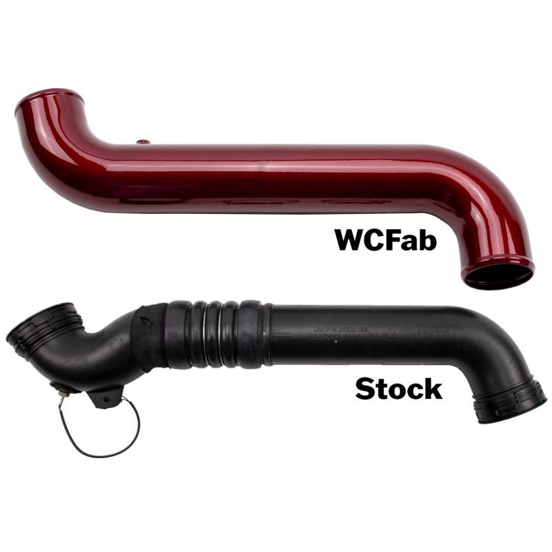 Wehrli 100682 3.5in Passenger Side Cold Side Intercooler Pipe Kit | 2011-2016 Silverado/Sierra 2500HD/3500HD 6.6L