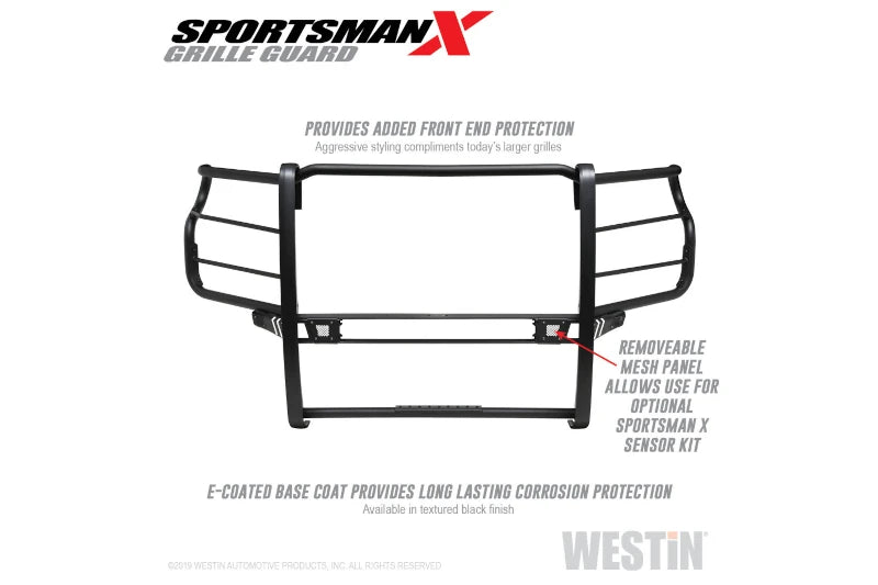 Westin 40-33995 Sportsman X Grille Guard | 2020-2023 Silverado 2500HD/3500HD