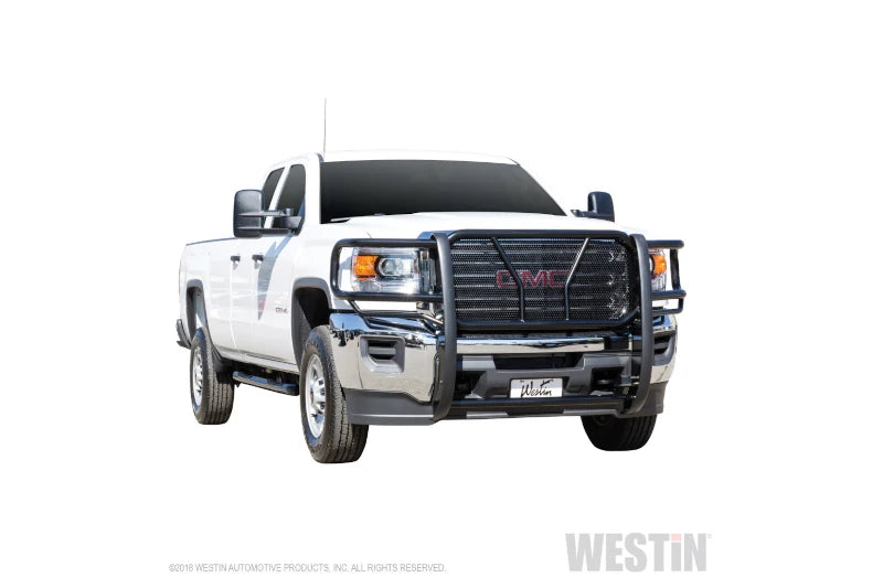 Westin 57-3790 HDX Stainless Steel Grille Guard | 2015-2019 Sierra 2500HD/3500HD