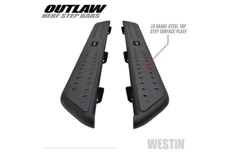 Westin 58-53945 Outlaw Drop Nerf Step Bars | 2017-2024 F250/F350 Crew Cab