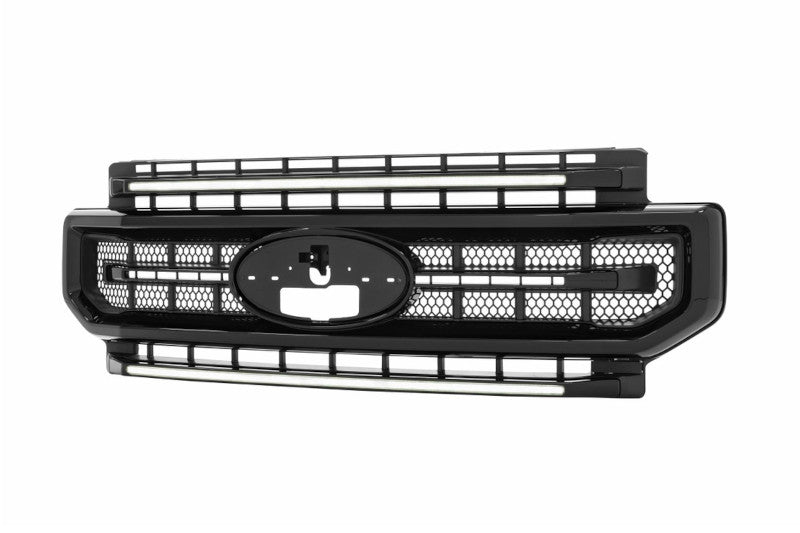 Morimoto XBG10 XBG LED DRL Grille - Paintable Black, White DRL | 2020-2022 F250/F350