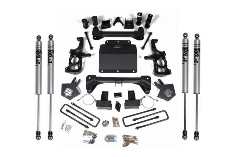 Zone Offroad C50F 5in Lift Kit w/ Fox Shocks (w/ Overload) | 2020-2024 Silverado/Sierra 2500HD/3500HD