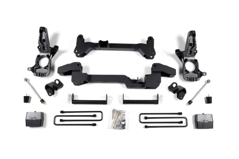 Zone Offroad C5 6in Torsion Bar Drop Lift Kit | 2001-2010 Silverado/Sierra 2500HD/3500HD RWD