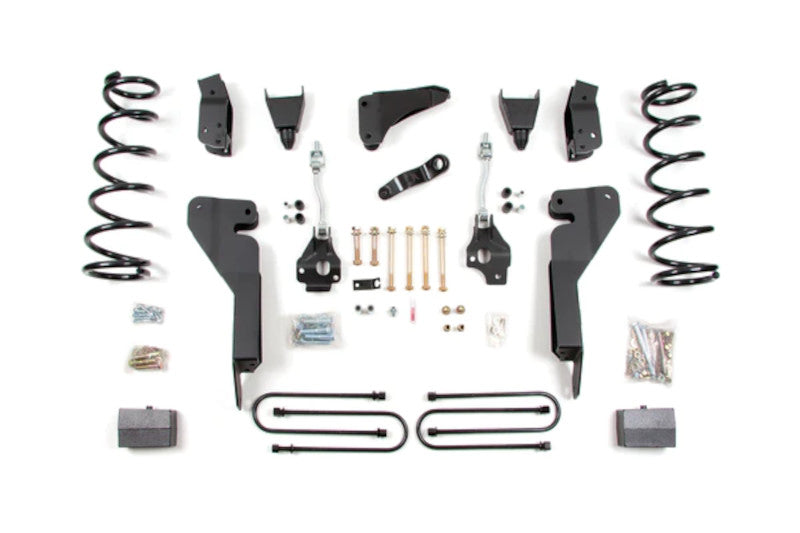 Zone Offroad D32 6in Coil Spring Lift Kit - 3.5in Rear Axle | 2008 Ram 1500/2500/3500 4WD Mega Cab Diesel