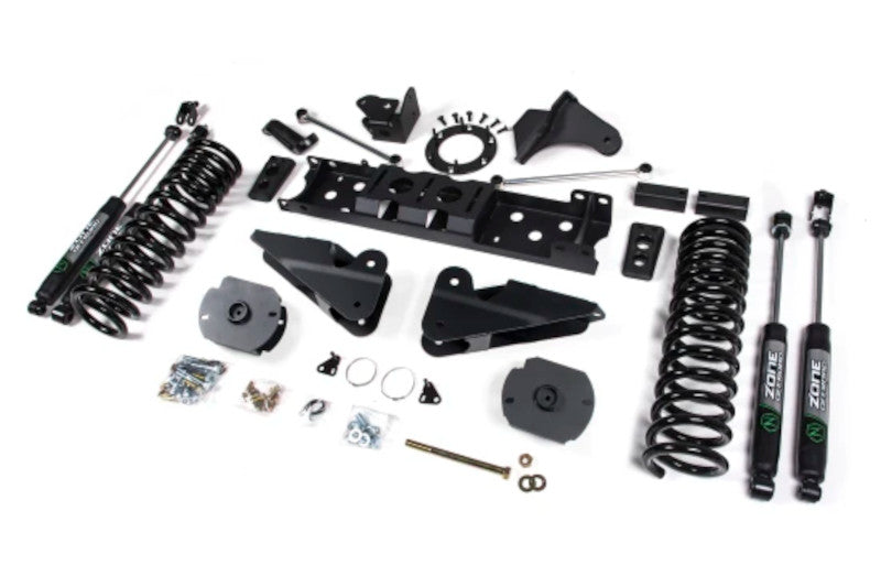 Zone Offroad D77 4in Radius Arm Bracket | 2019-2023 Ram 2500 4WD Gas