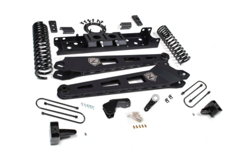 Zone Offroad D80 4.5in Radius Arm Lift Kit - 3in Rear Lift / 6 Bolt Transfer Case / No Overload Springs | 2019-2024 Ram 2500/3500 4WD Diesel