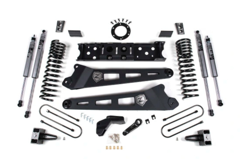 Zone Offroad D80 4.5in Radius Arm Lift Kit - 3in Rear Lift / 6 Bolt Transfer Case / No Overload Springs | 2019-2024 Ram 2500/3500 4WD Diesel