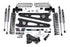 Zone Offroad F105N 4in Lift Kit with Radius Arm and 2in Rear Lift 3-Leaf Main Block Kit (Nitro Series) | 2017-2019 F-250/F-350 Super Duty