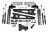 Zone Offroad F105 4in Lift Kit with Radius Arm and 2in Rear Lift 3-Leaf Block Kit (No Shocks) | 2017-2019 F-250/F-350 Super Duty