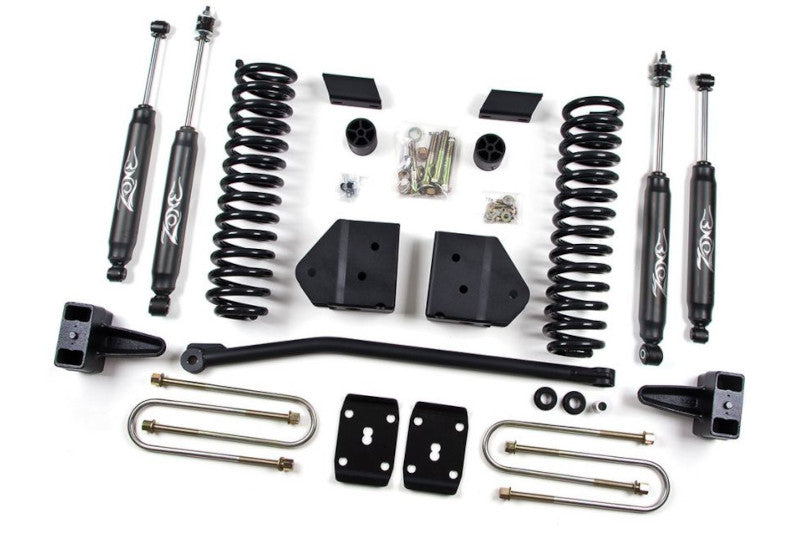 Zone Offroad F6/F12 4in Suspension System Fits | 2008-2010 Ford F250/F350 4WD