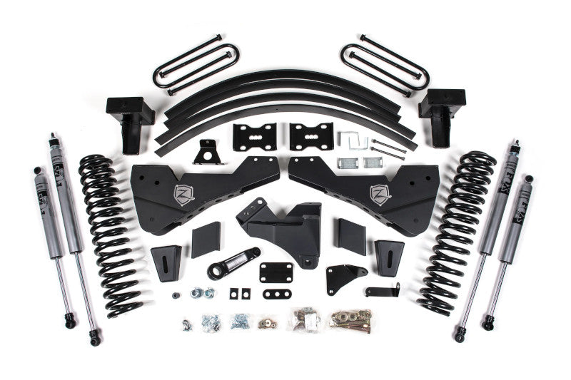 Zone Offroad F54 8in Lift Kit with Block Kit for 2 Main Leaf (No Shocks) | 2011-2016 F-250/F-350 Super Duty Diesel