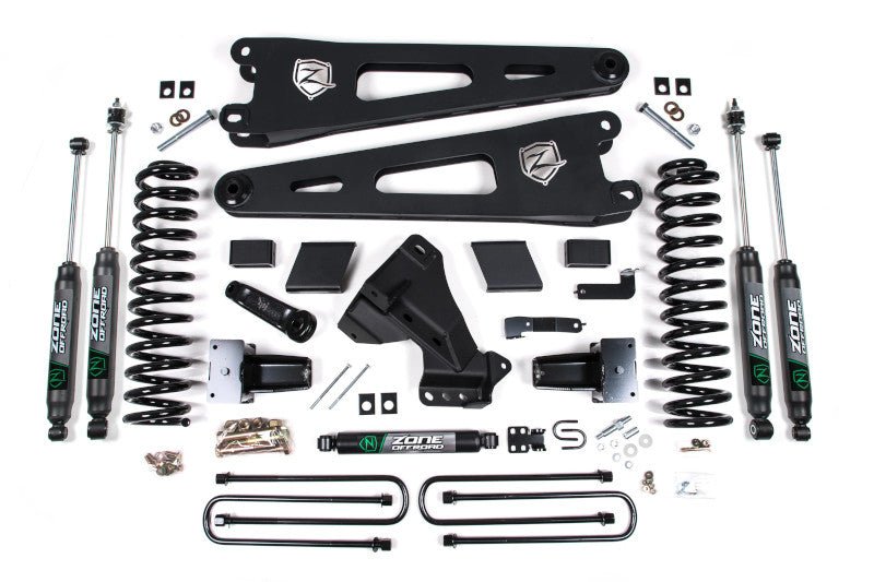 Zone Offroad F60N 5in Lift Kit with Radius Arms (Nitro Series Shocks) | 2020-2022 Ford F-250/F-350 Super Duty Diesel