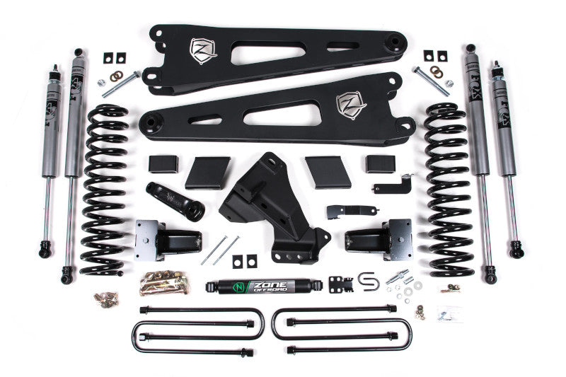 Zone Offroad F61F 5in Lift Kit with Radius Arms (FOX 2.0 Adventure Series Shocks) | 2020-2022 F-250/F-350 Super Duty Gas