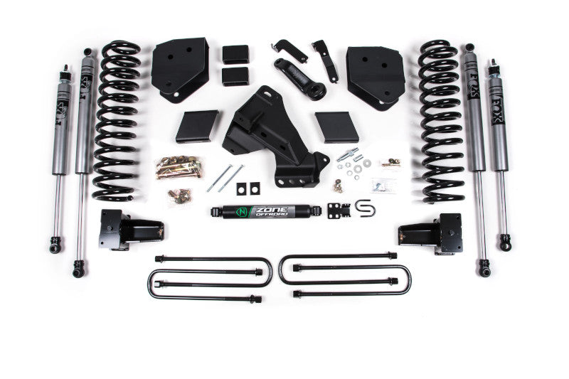 Zone Offroad F62F 7in Lift Kit (FOX 2.0 Adventure Series Shocks) | 2020-2022 F-250/F-350 Super Duty Diesel