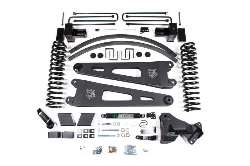 Zone Offroad F88 6in Lift Kit with Radius Arm for 2 Leaf Main (No Shocks) | 2017-2019 F-250/F-350 Super Duty Diesel