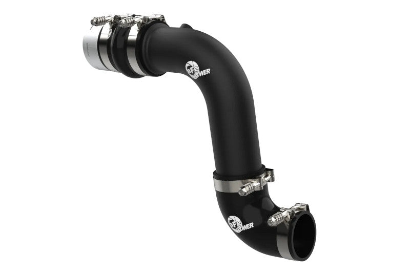 aFe 46-20689-B BladeRunner 3in Black Aluminum Cold Charge Pipe | 2023-2024 F250/F350 6.7L Powerstroke