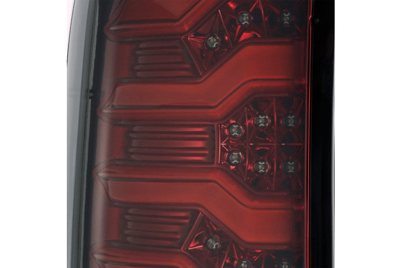 AlphaRex 620020 PRO Series Red Smoke LED Tail Lights | 2014-2019 Silverado/Sierra 1500/2500HD/3500HD