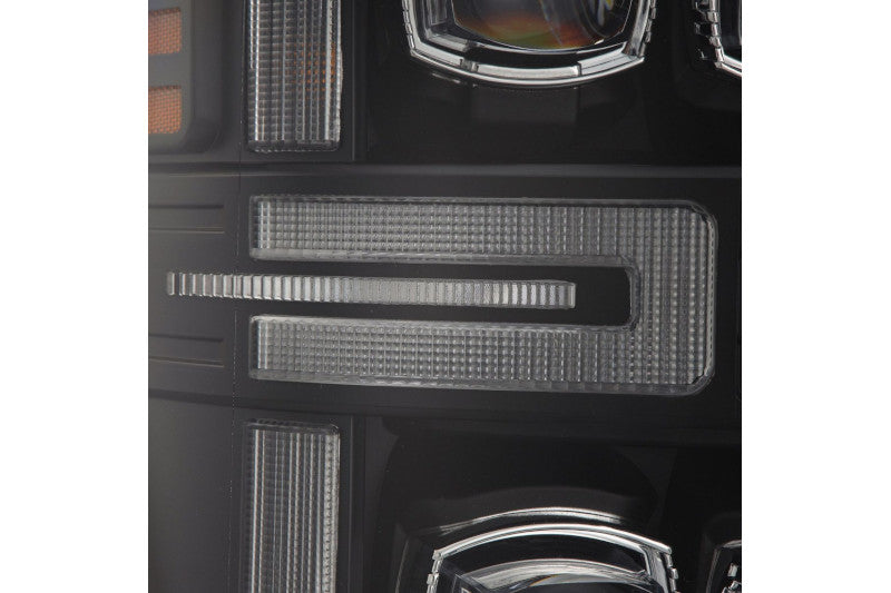 AlphaRex 880310 NOVA Series Black LED Projector Headlights | 2008-2010 F250/F350