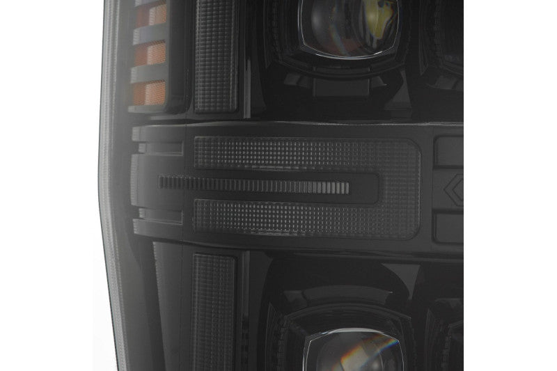 AlphaRex 880311 NOVA Series Alpha Black LED Projector Headlights | 2008-2010 F250/F350