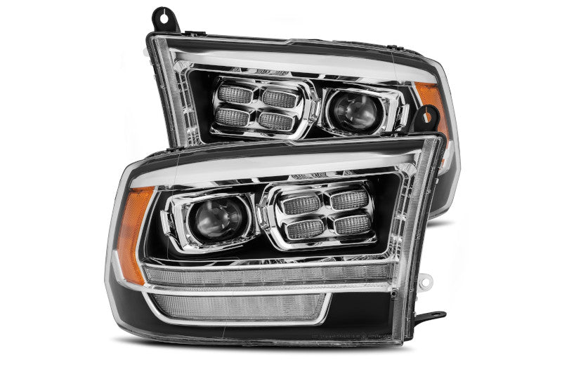 AlphaRex 880526 5th Gen LUXX Series Black LED Projector Headlights | 2009-2018 Ram 2500/3500HD