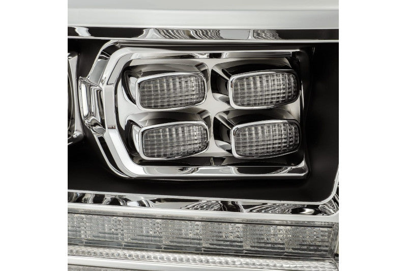 AlphaRex 880526 5th Gen LUXX Series Black LED Projector Headlights | 2009-2018 Ram 2500/3500HD