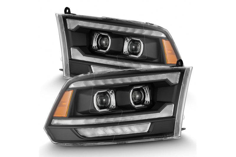 AlphaRex 880558 MK II LUXX Series Black LED Projector Headlights | 2009-2018 Ram 1500/2500/3500HD