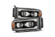 AlphaRex 880570 PRO Series Black Halogen Projector Headlights | 2002-2005 Ram 1500/2500/3500