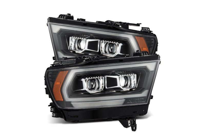 AlphaRex 880574 MKIII 2500 Style PRO Series Black Halogen Projector Headlights | 2019-2023 Ram 1500