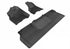 3DM L1DG02201509 Kagu Black Floor Mats | 2010-2016 Dodge Ram 2500/3500 Mega Cab