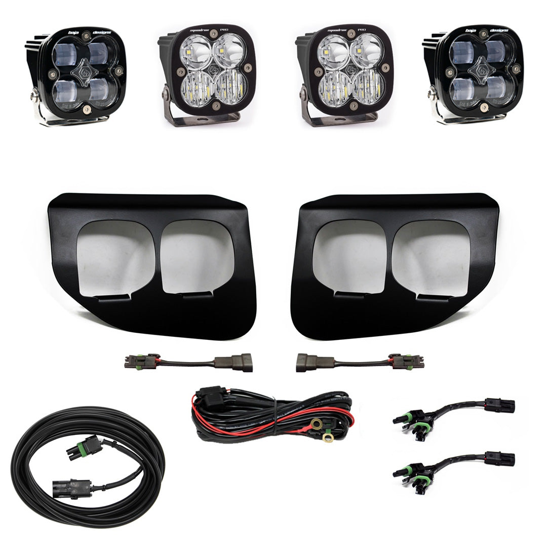 Baja Designs 447736 Fog Lights Dual FPK SAE/Pro DC | 2020-2022 F250/F350