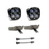 Baja Designs 630821 Clear Lens Fog Pocket LED Light Kit Squadron SAE | 1999-2010 F250/F350