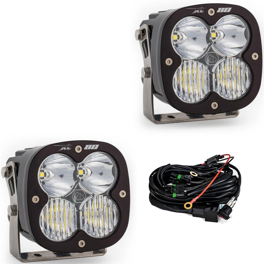 Baja Designs 677803 LED Light Pods Driving Combo Pattern Pair XL80 Series | Universal