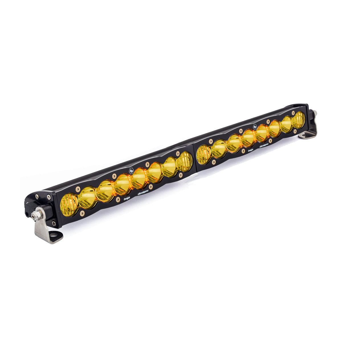 Baja Designs 702013 20in LED Light Bar Single Amber Straight Driving Combo Pattern S8 Series | Universal