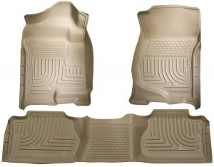 Husky 98213 Front & 2nd Seat Floor Liners | 2007-2013 Sierra 1500