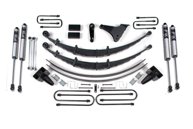 BDS 1300FS 6in Lift Kit - FOX 2.0, Radius U-Bolt, Block Kit | 1999-2004 F250/F350 4WD w/o Factory Overload