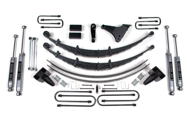 BDS 1300H 6in Lift Kit - NX2, Radius U-Bolt, Block Kit | 1999-2004 F250/F350 4WD w/o Factory Overload