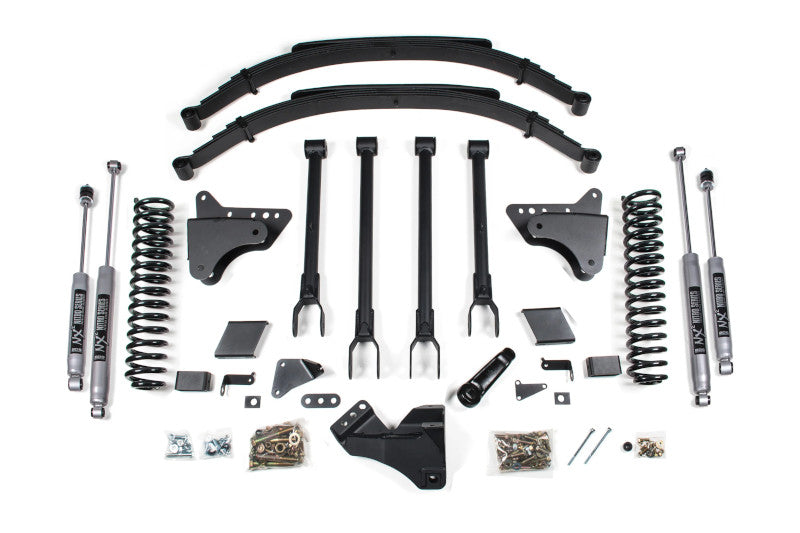 BDS 1501H 8in Lift Kit w/ 4-Link Conversion & NX2 Nitro Series Shocks | 2011-2016 F250/F350 4WD