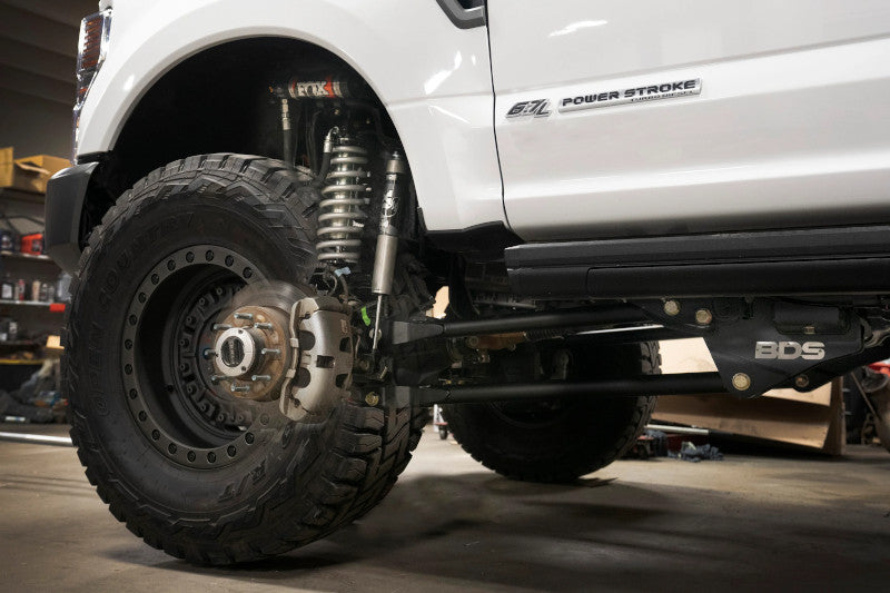 BDS 1572FPE 7in 4-Link Lift Kit w/ FOX 2.5 Shocks & Rear Leaf Springs | 2020-2022 F250/F350 4WD Diesel