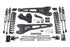 BDS 1596FS 4in Radius Arm Lift Kit w/ FOX 2.0 Shocks & Factory 4in Block Kit | 2011-2016 F250/F350 4WD Diesel