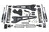 BDS 1596H 4in Radius Arm Lift Kit w/ NX2 Nitro Shocks & Factory 4in Block Kit | 2011-2016 F250/F350 4WD Diesel