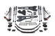 BDS 1597FPE 4in Radius Arm Lift Kit w/ FOX 2.5 Coilover Conversion & Leaf Springs | 2011-2016 F250/F350 4WD Diesel