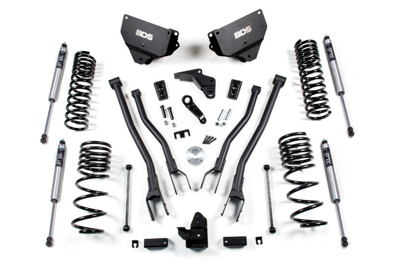 BDS 1602FS 4in 4-Link Lift Kit w/ FOX 2.0 Shocks | 2014-2018 Ram 2500 4WD Diesel