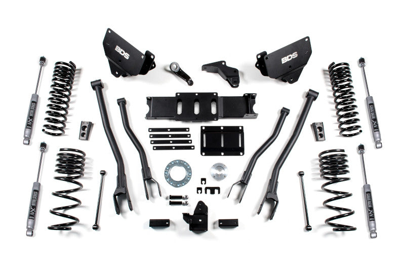 BDS 1604H 6in 4-Link Lift Kit w/ NX2 Nitro Shocks | 2014-2018 Ram 2500 4WD Diesel