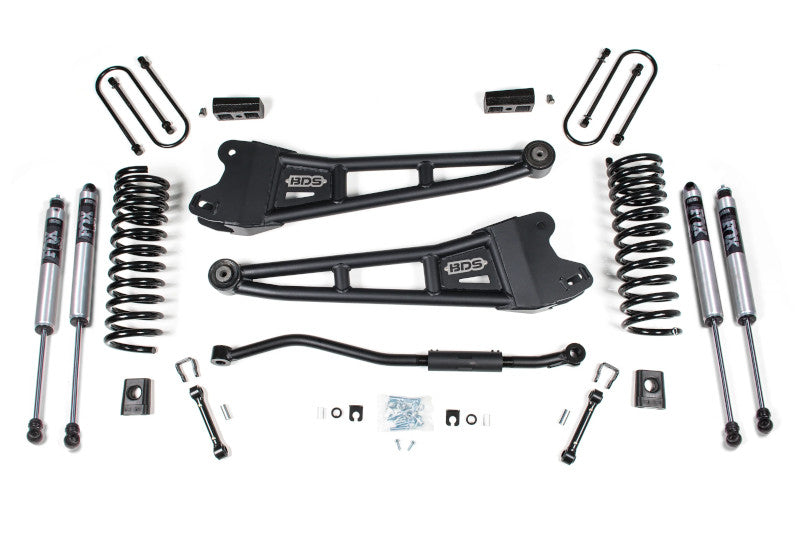 BDS 1622FS 3in Radius Arm Lift Kit w/ FOX 2.0 Shocks | 2013-2018 Ram 3500 4WD Diesel