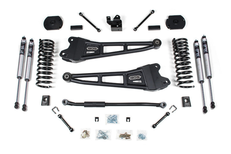 BDS 1624FS 3in Radius Arm Lift Kit w/ FOX 2.0 Shocks | 2014-2018 Ram 2500 4WD Diesel