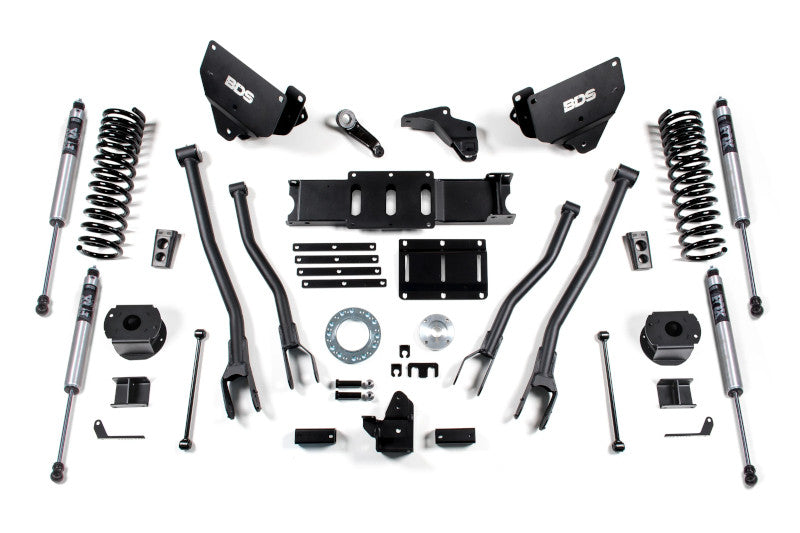 BDS 1628FS 6in 4-Link Lift Kit w/ FOX 2.0 Shocks | 2014-2018 Ram 2500 4WD Air Ride Diesel