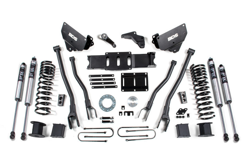 BDS 1650FS 6in 4-Link Lift Kit w/ FOX 2.0 Shocks - 8 Bolt | 2013-2018 Ram 3500 4WD Diesel Air Ride